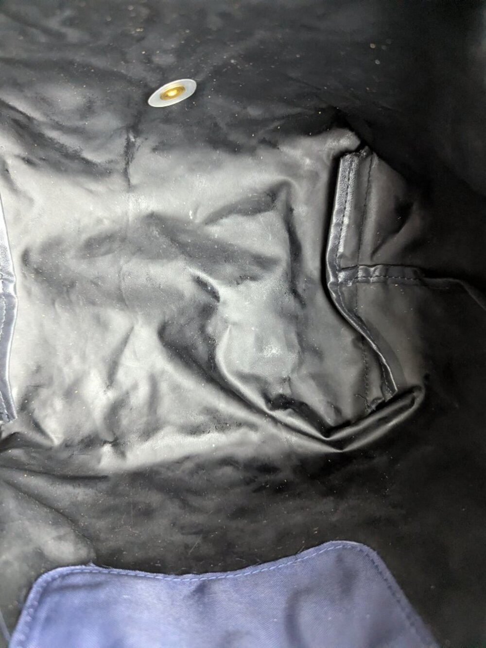 Longchamp Le Pliage Tote Bag Blue Nylon - Authentic - Clean - Good Condition. - Picture 4 of 14